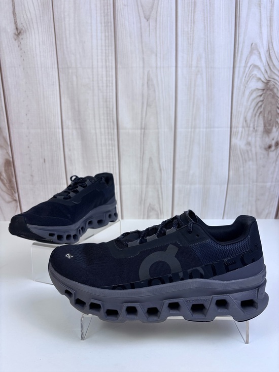 On Running Shoes - On Running Cloudmonster Shoes Women's Athletic Running Sneakers Black Size 10